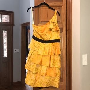 One-shoulder cocktail dress